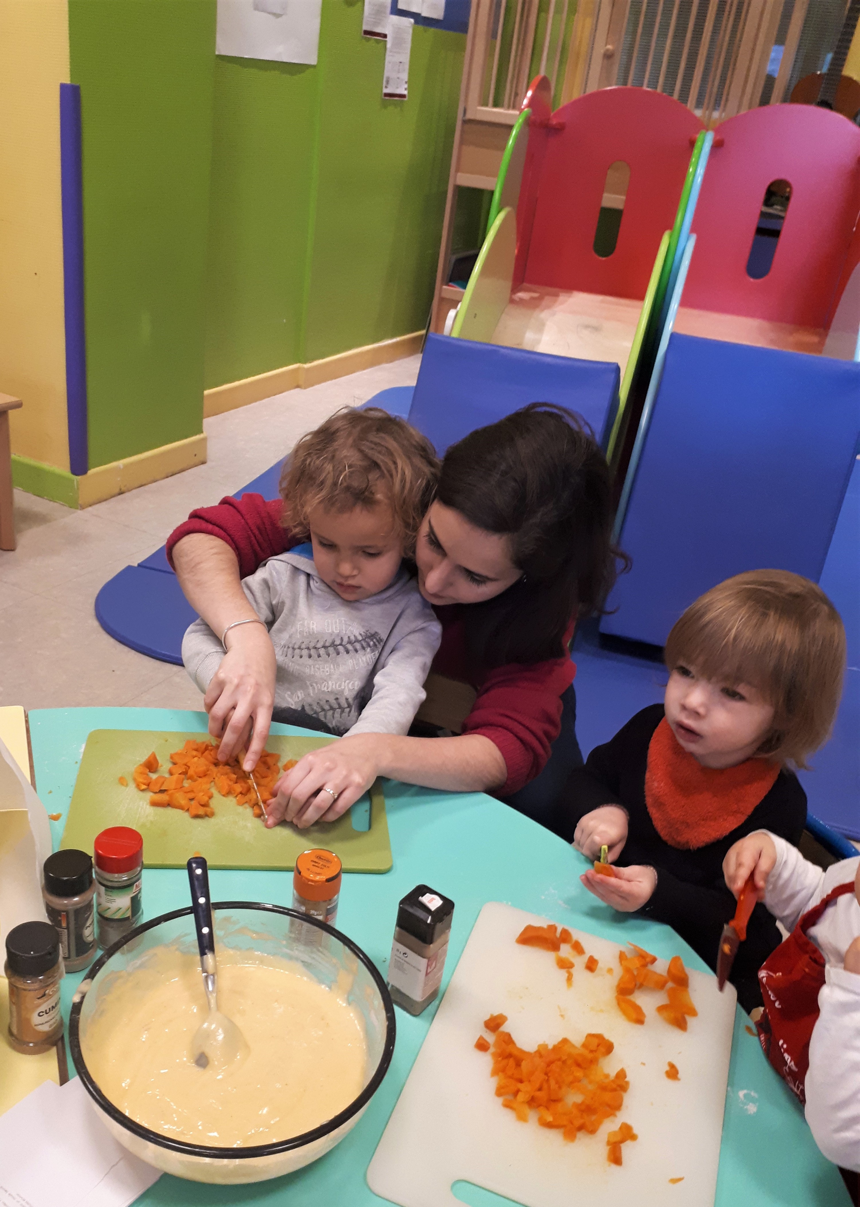 Atelier de cuisine pour enfants en relais d'assistantes maternelles (RAM) - Alimentation Éclairée